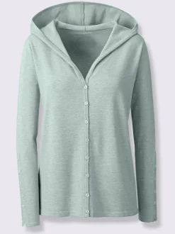 Veste à capuche en tricot capuche tendance