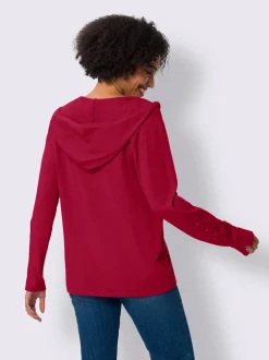 Veste à capuche en tricot capuche tendance