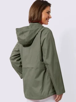 Veste à capuche manches longues avec poches et cordons