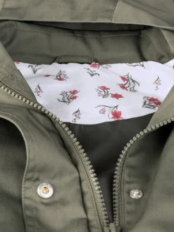 Veste à capuche manches longues avec poches et cordons