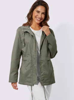 Veste à capuche manches longues avec poches et cordons