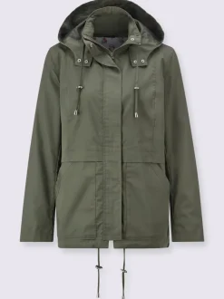 Veste à capuche manches longues avec poches et cordons