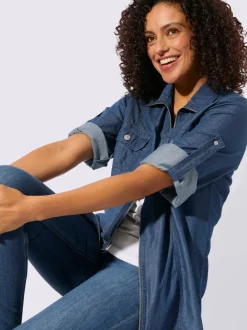 Veste chemisier pur coton