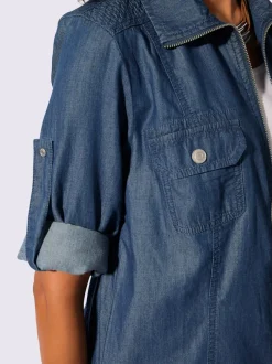 Veste chemisier pur coton