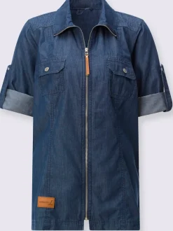 Veste chemisier pur coton