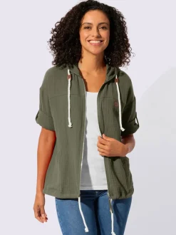 Veste chemisier pur coton