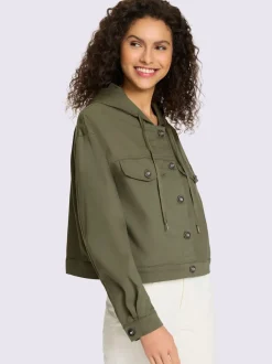 Veste en jean aspect jean tendance et décontracté