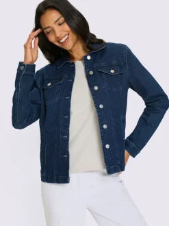 Veste en jean denim doux