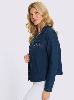 Veste en jean denim doux