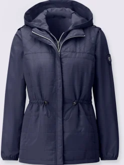 Veste 3 en 1 mélange de motifs matelassés