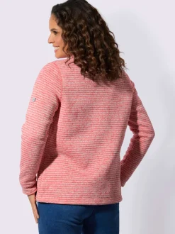Veste en polaire polaire tricotée à l'intérieur légèrement gratté