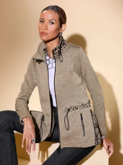 Veste en polaire polyester recyclé