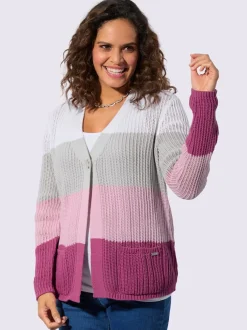 Veste en tricot ajouré ajouré