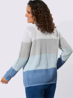 Veste en tricot ajouré ajouré