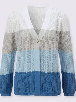 Veste en tricot ajouré ajouré