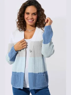 Veste en tricot ajouré ajouré