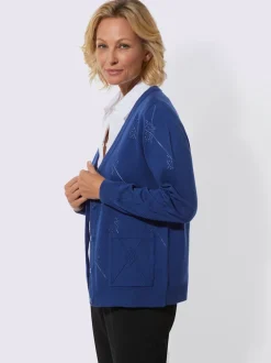 Veste en tricot ajouré ajouré