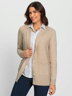 Veste en tricot alternative parfaite au blazer