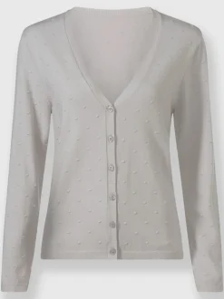 Veste en tricot avec viscose (ecovero)
