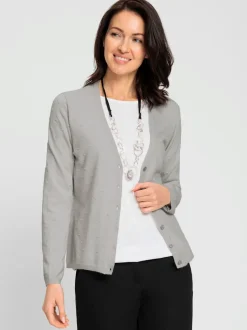 Veste en tricot avec viscose (ecovero)