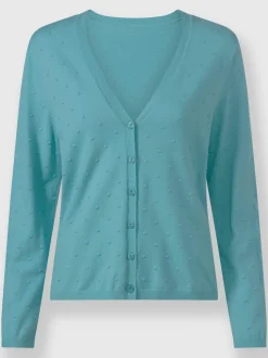 Veste en tricot avec viscose (ecovero)