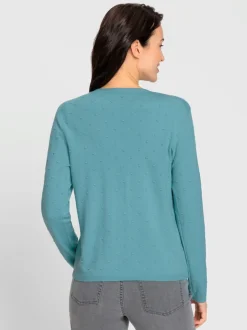 Veste en tricot avec viscose (ecovero)