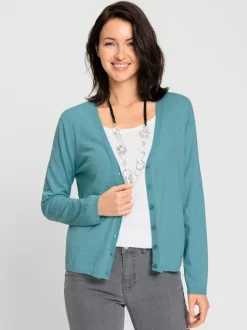 Veste en tricot avec viscose (ecovero)