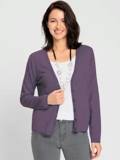 Veste en tricot avec viscose (ecovero)