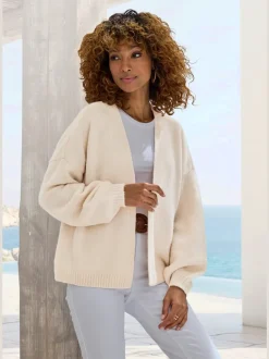 Veste en tricot cardigan ample et décontracté en tricot