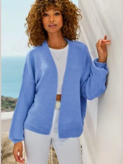 Veste en tricot cardigan ample et décontracté en tricot