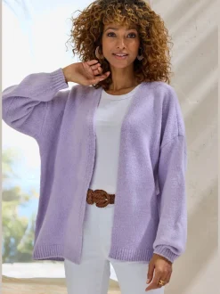 Veste en tricot cardigan ample et décontracté en tricot