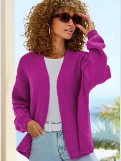 Veste en tricot cardigan ample et décontracté en tricot