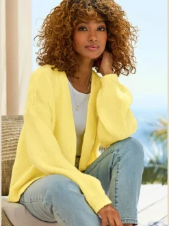 Veste en tricot cardigan ample et décontracté en tricot