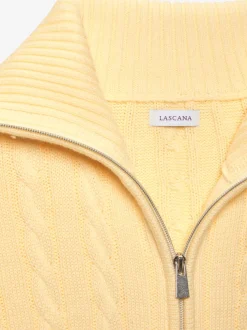 Veste en tricot col à revers tendance