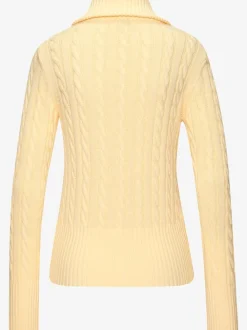 Veste en tricot col à revers tendance