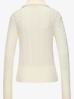 Veste en tricot col à revers tendance