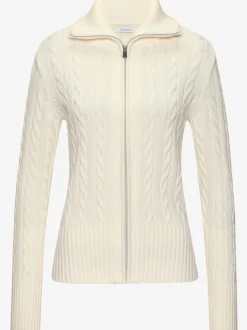 Veste en tricot col à revers tendance
