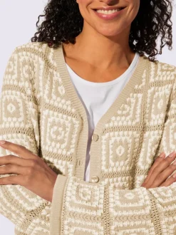 Veste en tricot 50% coton