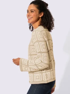 Veste en tricot 50% coton