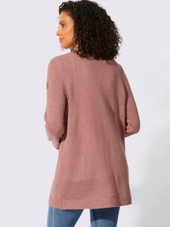 Veste en tricot coupe ouverte affinante