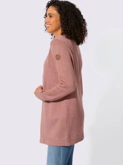 Veste en tricot coupe ouverte affinante