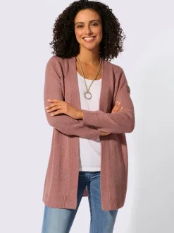 Veste en tricot coupe ouverte affinante