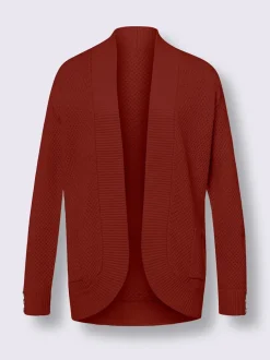 Veste en tricot coupe ouverte affinante