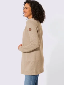 Veste en tricot coupe ouverte affinante