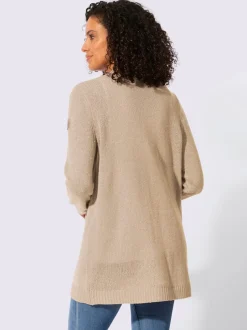Veste en tricot coupe ouverte affinante
