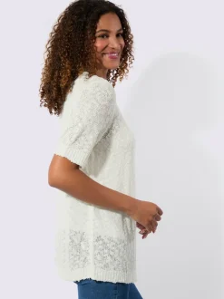 Veste en tricot coupe ouverte affinante
