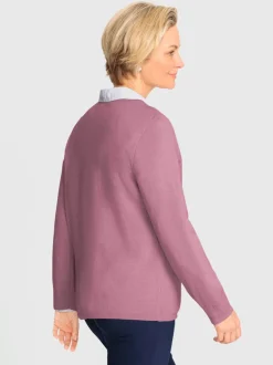 Veste en tricot fin 50% laine vierge