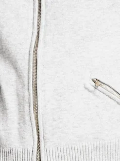 Veste en tricot fin motif tricot ajouré tendance
