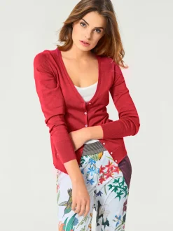 Veste en tricot fin style cardigan