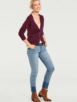 Veste en tricot fin style cardigan